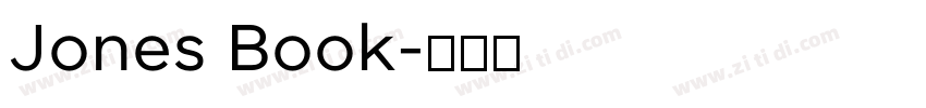 Jones Book字体转换